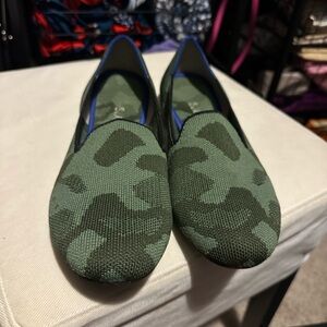 Rothy’s Green Camo Loafers
